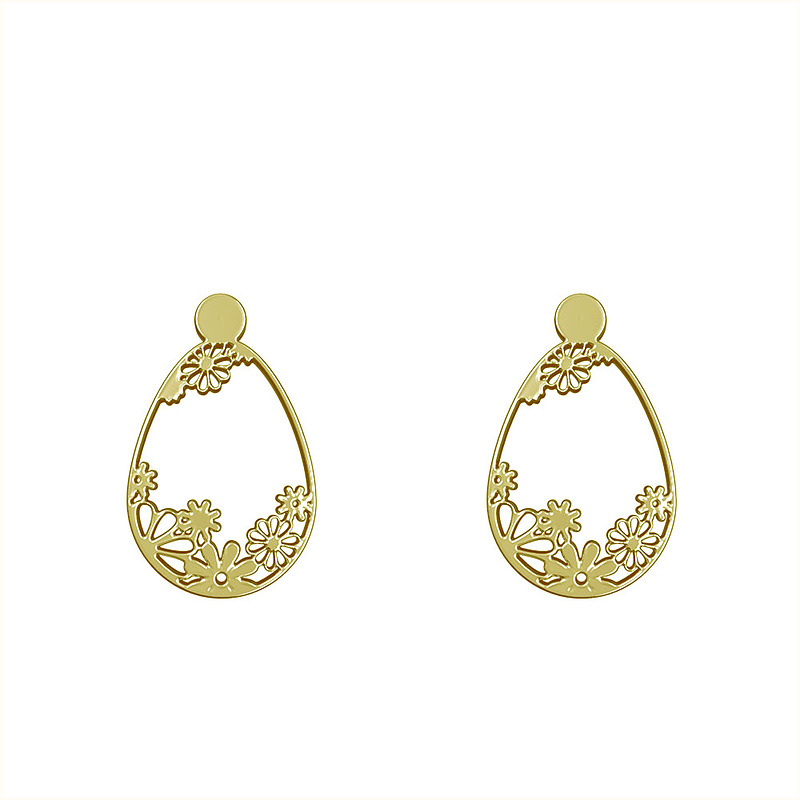 گوشواره طلا مدل برگ کد GA13006