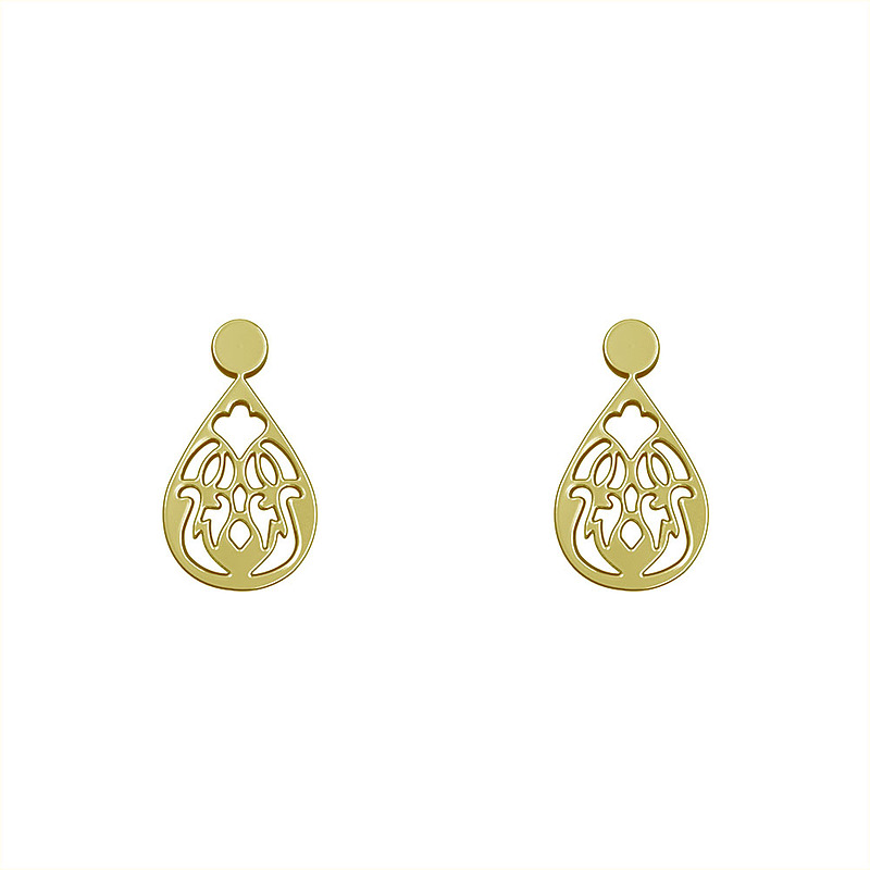 گوشواره طلا مدل هندسی کد GA13973