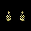 گوشواره طلا مدل هندسی کد GA13973