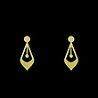 گوشواره طلا مدل هندسی کد GA14246