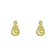گوشواره طلا مدل ماه کد GA14275