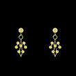 گوشواره طلا مدل هندسی کد GA14396