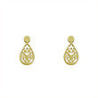 گوشواره طلا مدل هندسی کد GA14404