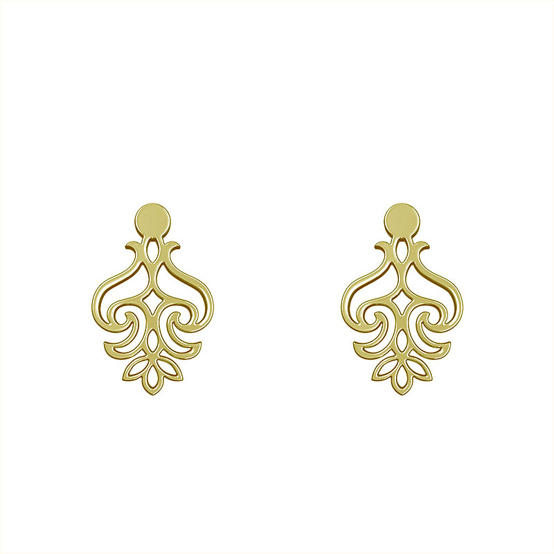 گوشواره طلا مدل هندسی کد GA15180