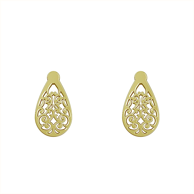 گوشواره طلا مدل هندسی کد GA15192