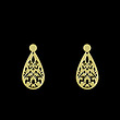 گوشواره طلا مدل هندسی کد GA15239