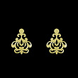 گوشواره طلا مدل اسلیمی کد GA15280