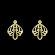 گوشواره طلا مدل اسلیمی کد GA15281