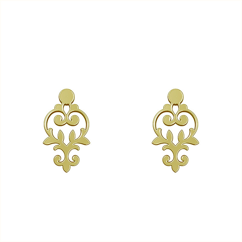 گوشواره طلا مدل اسلیمی کد GA15287