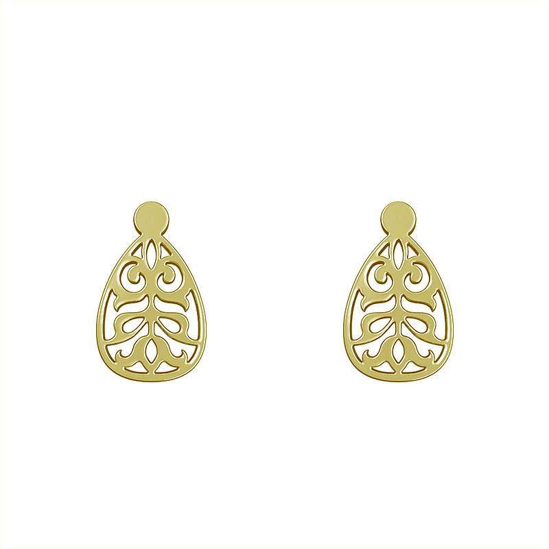 گوشواره طلا مدل اسلیمی کد GA15295