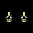 گوشواره طلا مدل اسلیمی کد GA15299