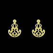 گوشواره طلا مدل اسلیمی کد GA15304