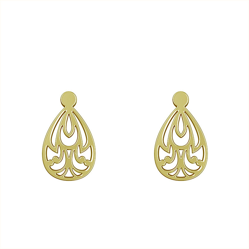 گوشواره طلا مدل اسلیمی کد GA15321