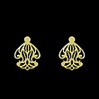گوشواره طلا مدل اسلیمی کد GA15322