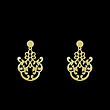 گوشواره طلا مدل اسلیمی کد GA15335