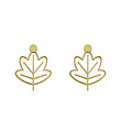 گوشواره طلا مدل برگ کد GA15884