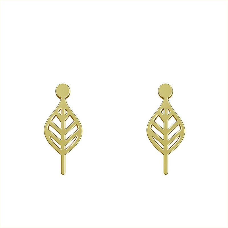گوشواره طلا مدل برگ کد GA16029