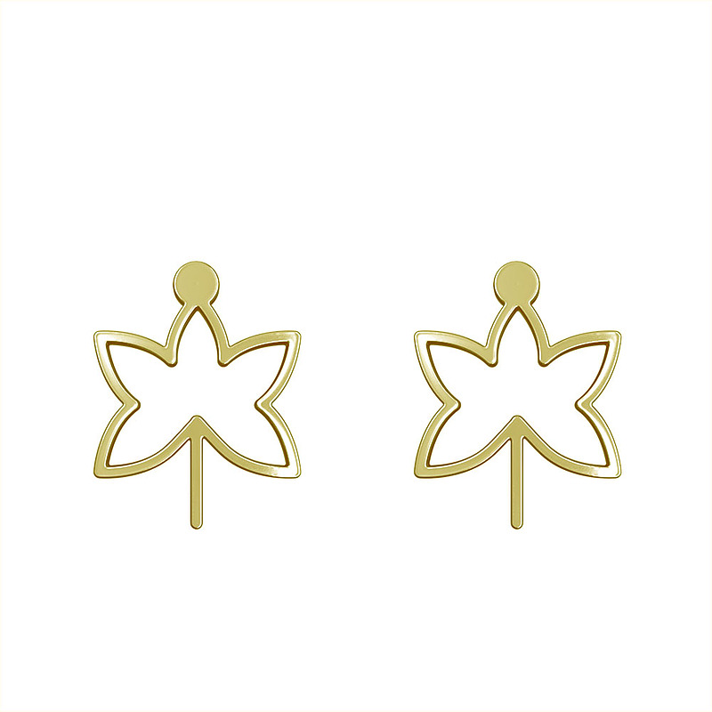 گوشواره طلا مدل برگ کد GA16031