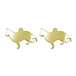 گوشواره طلا مدل سگ کد GA16527