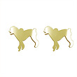 گوشواره طلا مدل سگ کد GA16556