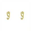 گوشواره طلا مدل حرف Y کد GA16640