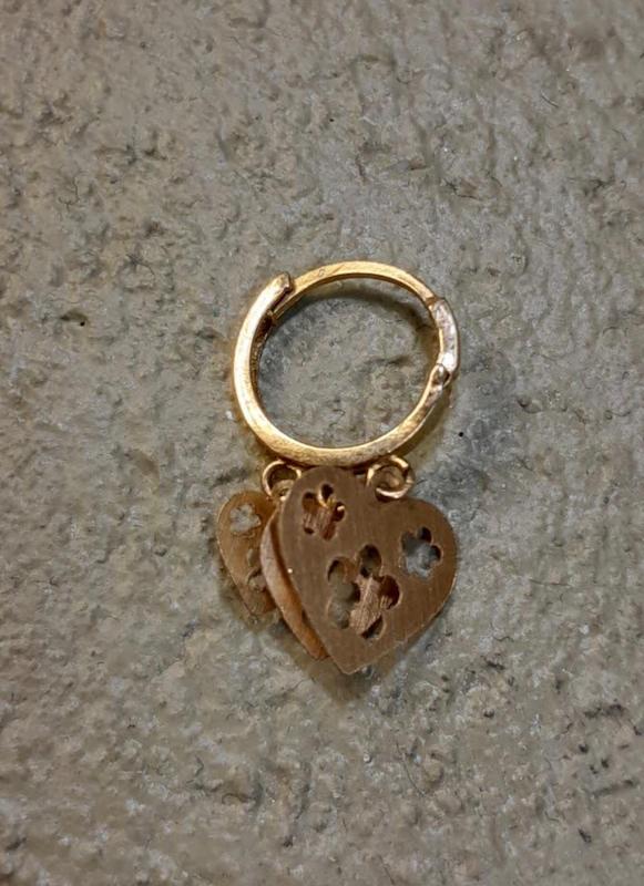 گوشواره زنانه طلا ۱۸ عیار گوشواره پروانه گالری طلای عزیز