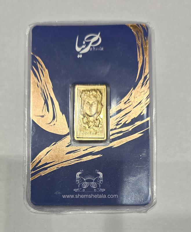 شمش طلا 999 عیار شمش ایلیا گالری