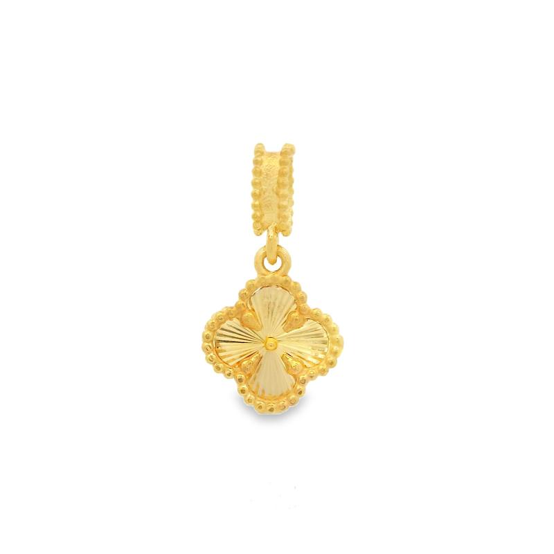 آویز زنانه طلا ۱۸ عیار ونکلیف کد 2 سانل گلد