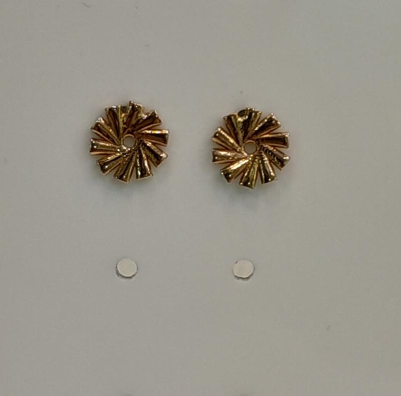 زنانه طلا ۱۸ عیار گوشواره میخی۱ گالری طلای عزیز