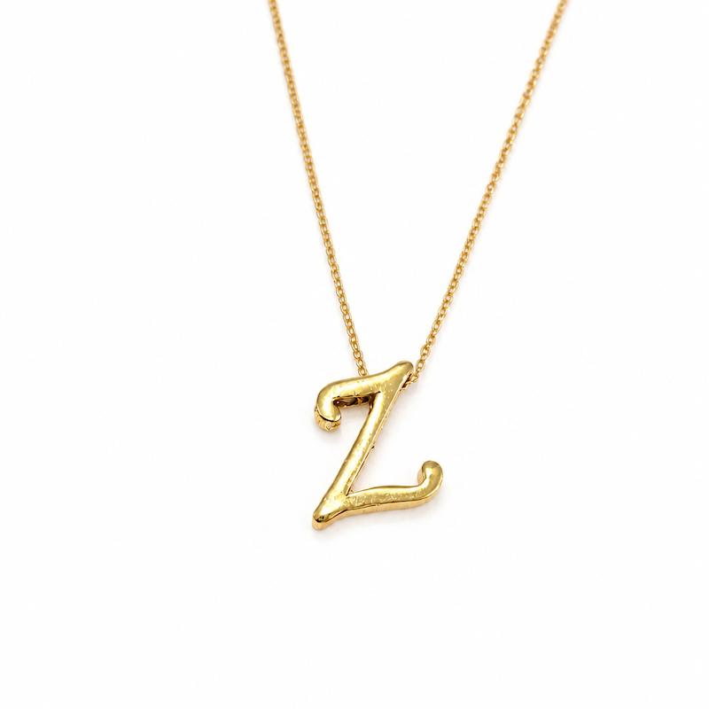 آویز زنانه طلا ۱۸ عیار آویز Z طلای شیک