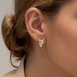 گوشواره زنانه طلا ۱۸ عیار گوشواره ژاکلین از کالکشن پیکاسو گالری طلای دانژه