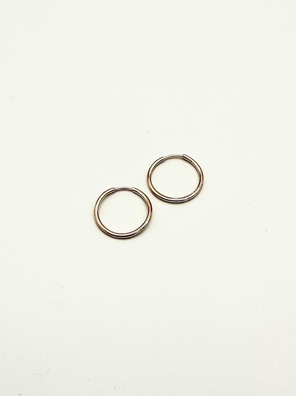 گوشواره زنانه طلا ۱۸ عیار حلقه ای دلوین