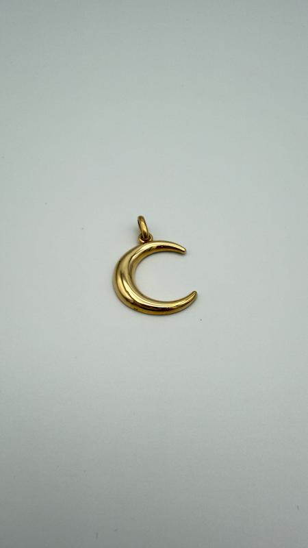 آویز زنانه طلا ۱۸ عیار ماه دلوین