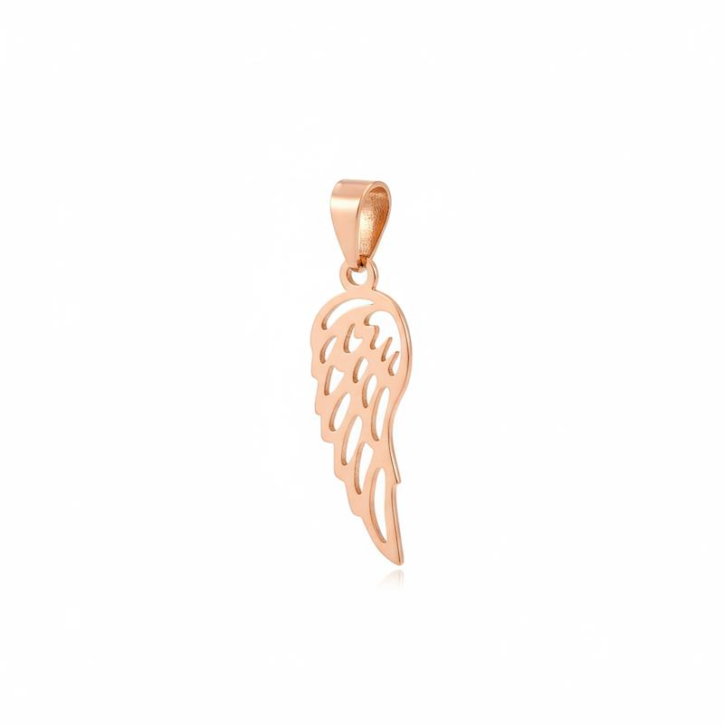 آویز زنانه طلا ۱۸ عیار بال فرشته گالری طلای شریف