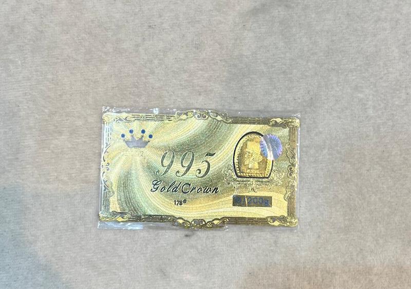 شمش زنانه طلا ۲۴ عیار Gold crown طلای مهرسا