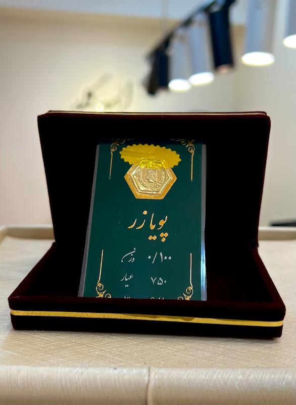 سکه طلا ۱۸ عیار سکه ۱۰۰ سوت گالری الهه گلد