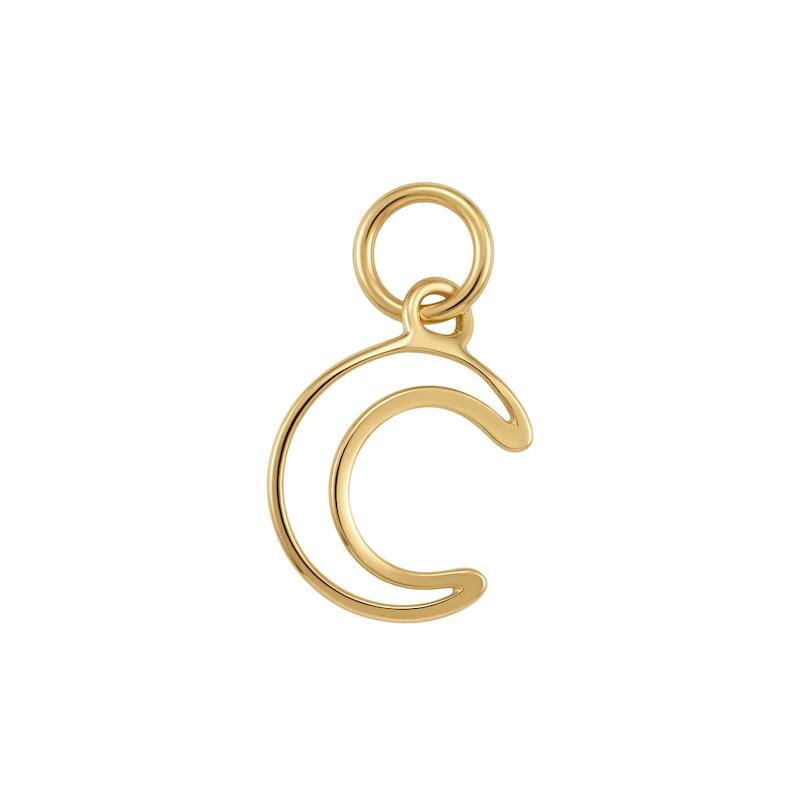 آویز طلا ۱۸ عیار مدال ماه گالری سها