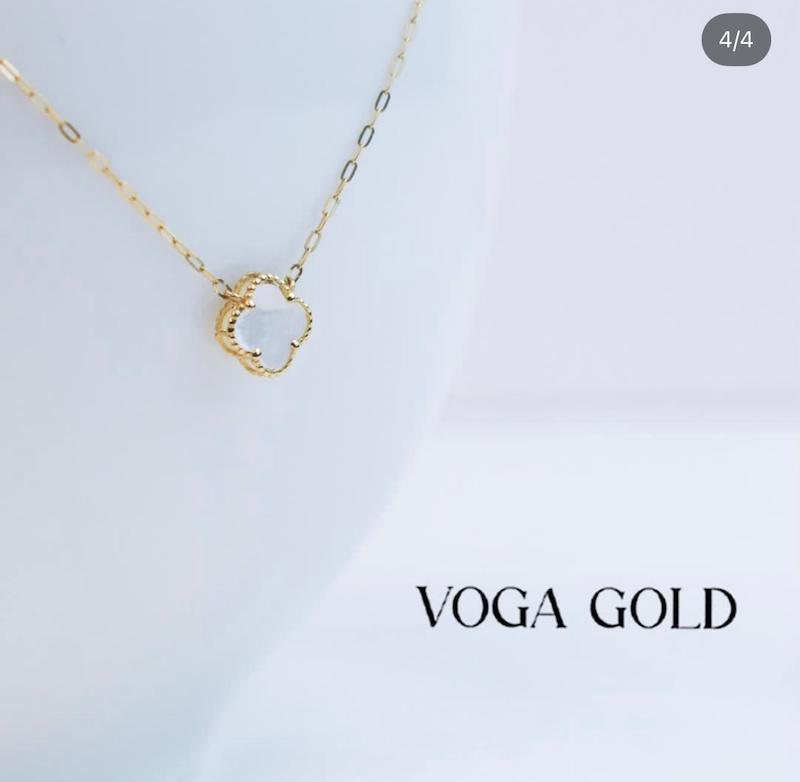 گردنبند زنانه طلا ۱۸ عیار گردنبند ونکلیف Voga gold