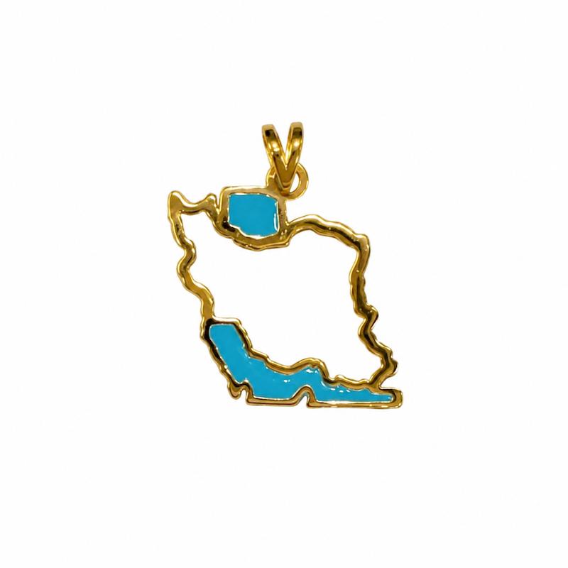 آویز زنانه طلا ۱۸ عیار آویز ایران دلوین