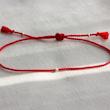 دستبند طلا ۱۸ عیار دستبند رداسترینگ(red string) Shingoldin