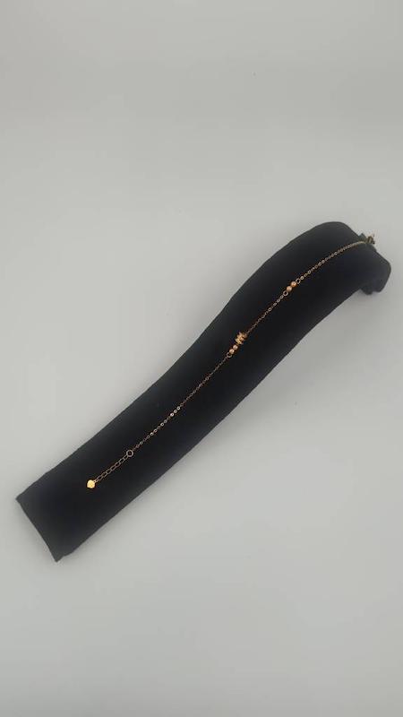 دستبند زنانه طلا ۱۸ عیار سیلکو گالری طلا و جواهر دیما