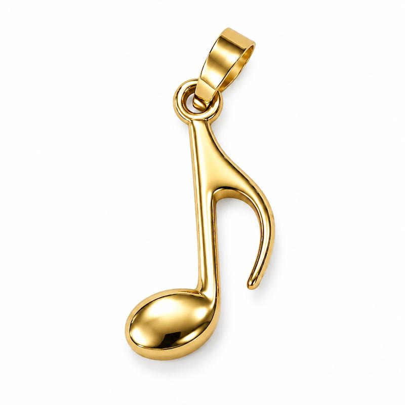 آویز زنانه طلا ۱۸ عیار آویز نوت گالری طلای دایانا