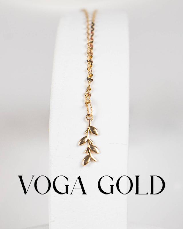 آویز زنانه طلا ۱۸ عیار گل گندم VoGa GOLD