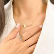 انگشتر زنانه طلا ۱۸ عیار گل و پروانه VoGa GOLD