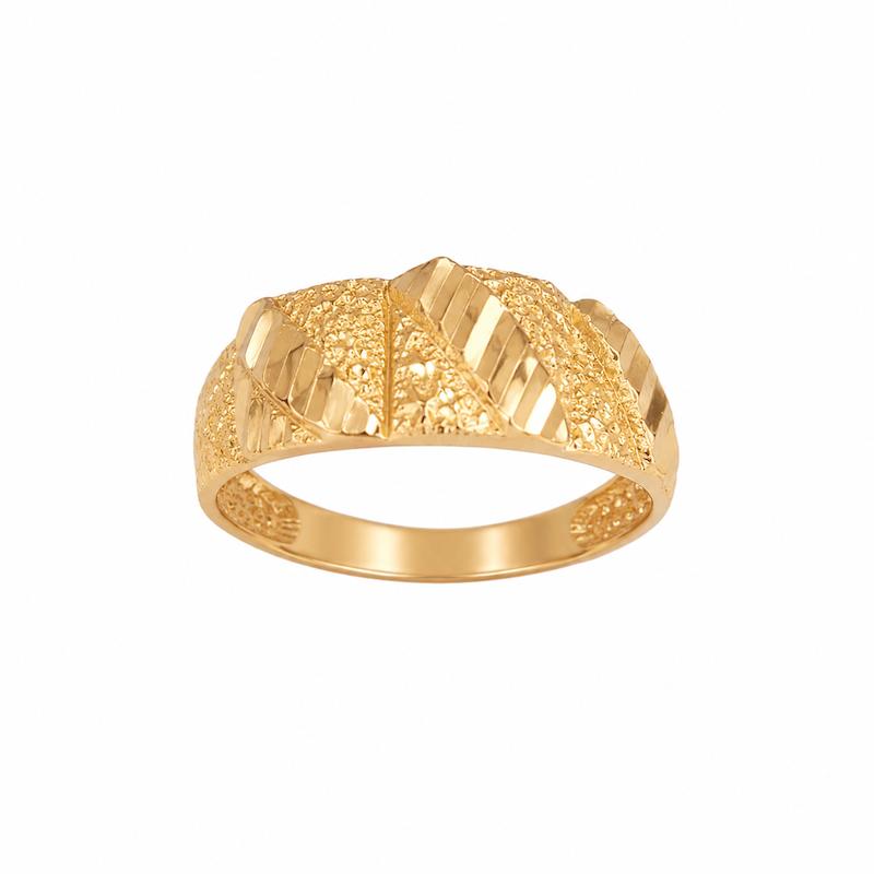 انگشتر زنانه طلا ۱۸ عیار فیوژن6461 گالری طلای شفیع