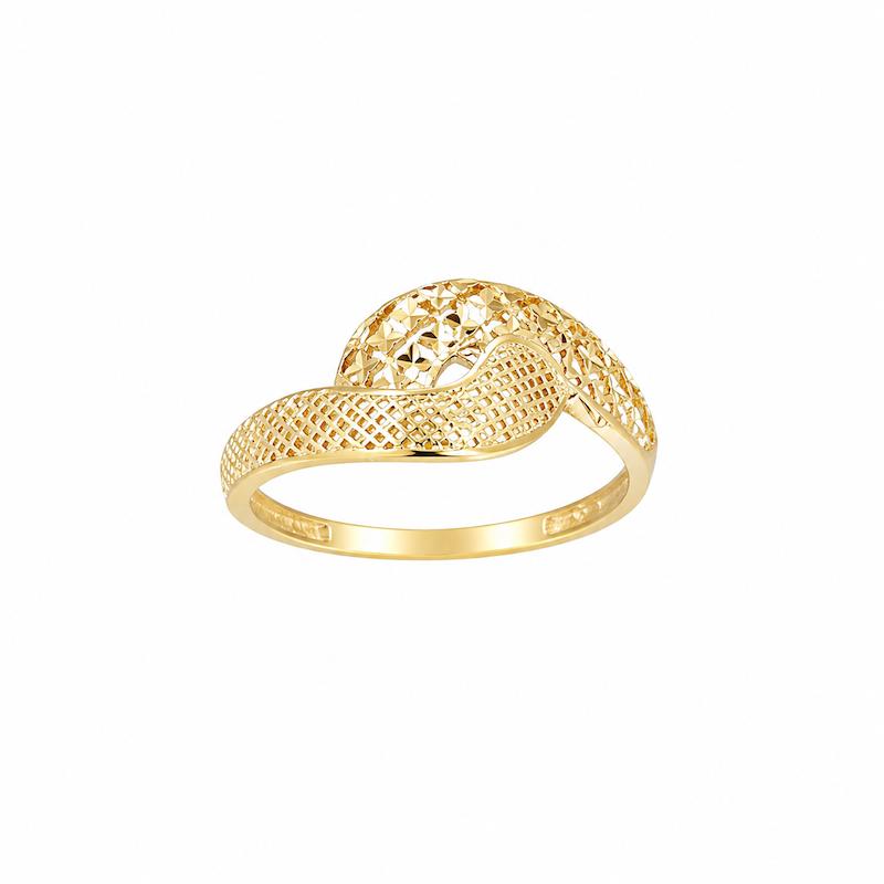 انگشتر زنانه طلا ۱۸ عیار فیوژن6458 گالری طلای شفیع