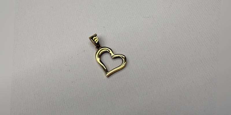 آویز زنانه طلا ۱۸ عیار آویز گردنی قلب فانتزی گالری طلای فر