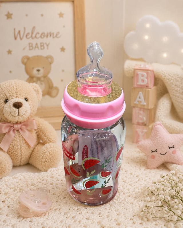بچگانه طلا ۱۸ عیار شیشه شیر گالری ملوکانه