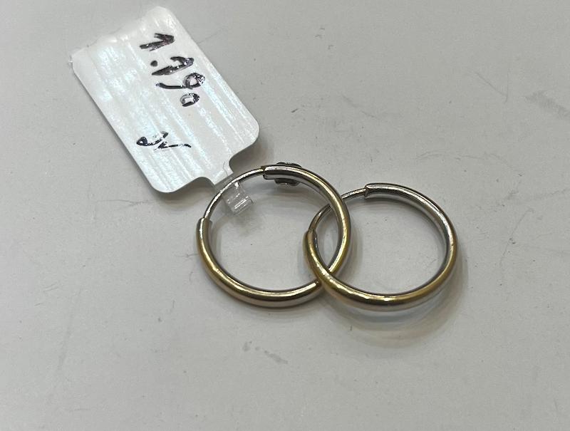 گوشواره زنانه طلا ۱۸ عیار گوشواره حلقه ای آهوریس