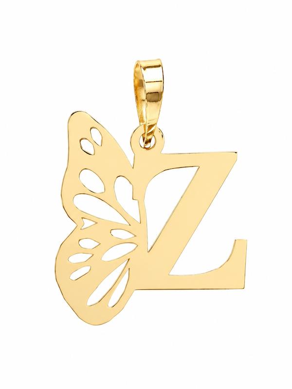 آویز طلا ۱۸ عیار آویز حروف انگلیسی حرف Z گالری مهدا